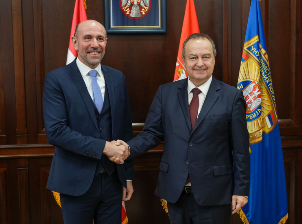 Dačić i Ruf razgovarali o bilateralnoj saradnji u oblasti unutrašnjih poslova