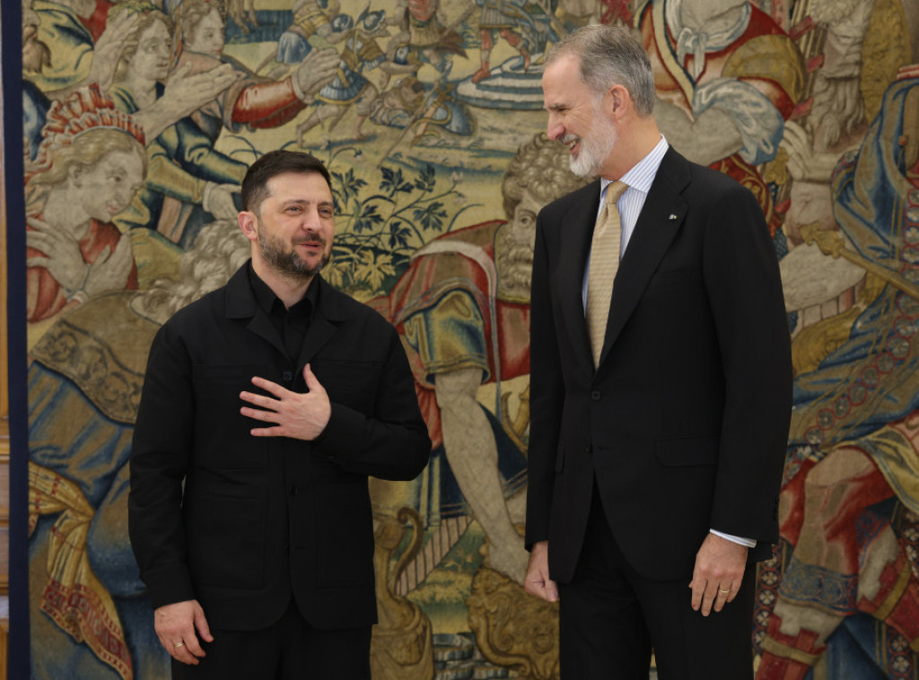 Zelenski se sreo sa španskim kraljem i zahvalio na iskrenoj podršci Španije