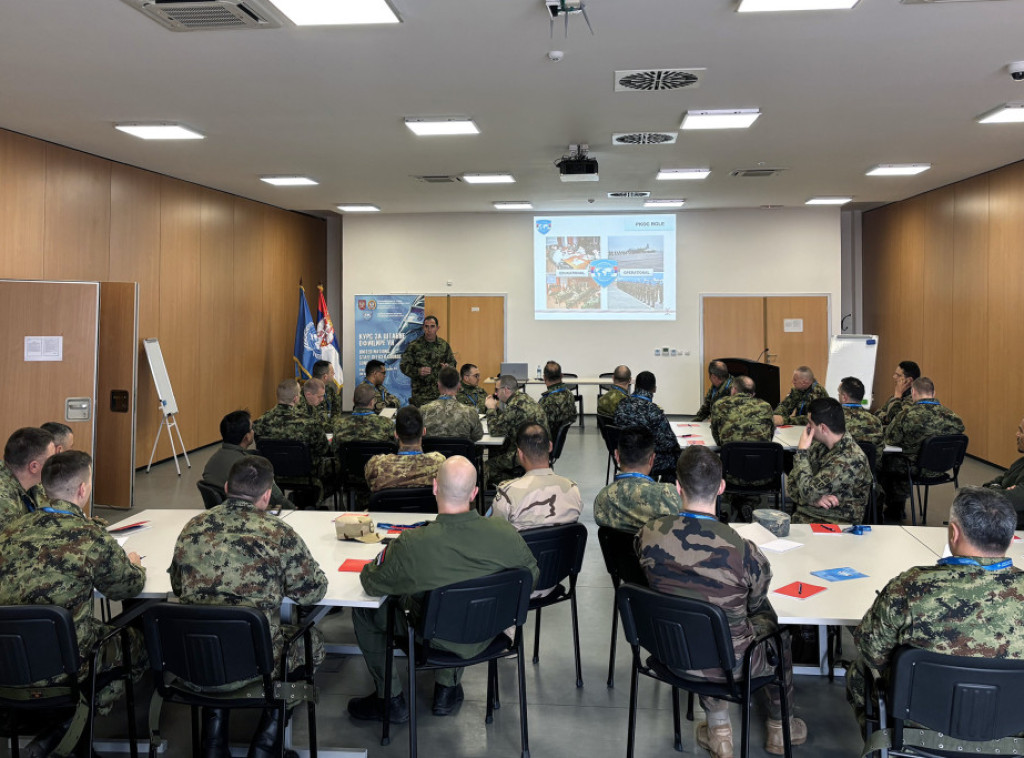 Počeo Međunarodni kurs za štabne oficire Ujedinjenih nacija u bazi Jug