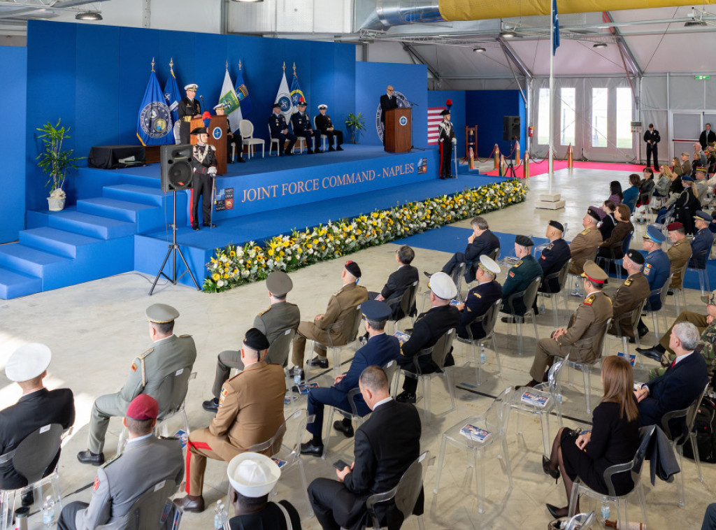 Milan Mojsilović prisustvovao primopredaji dužnosti komandanta Komande združenih snaga NATO