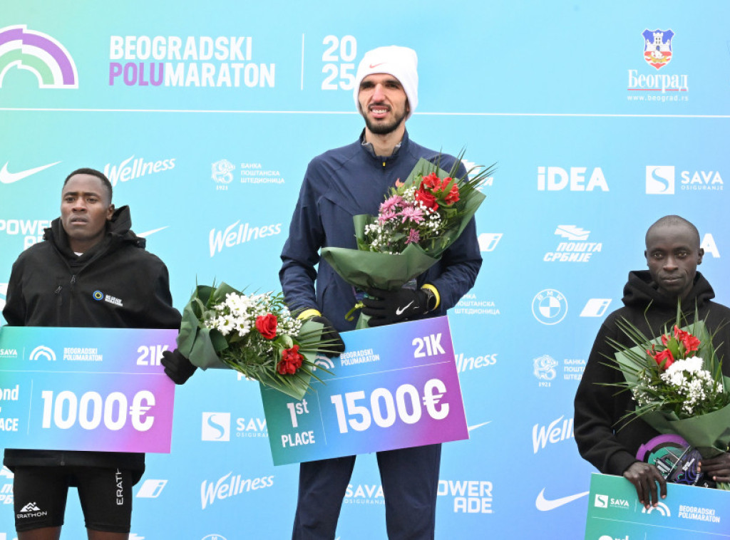 Elzan Bibić pobedio na Beogradskom polumaratonu i oborio državni rekord