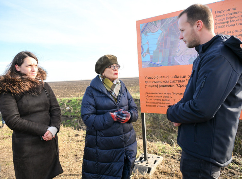 Maja Gojković: Dvonamenski sistem za navodnjavanje Neuzina značajan za poljoprivrednike