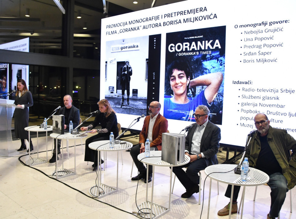 Monografija "Goranka" i istoimeni dokumentarni film predstavljeni u Muzeju savremene umetnosti u Beogradu