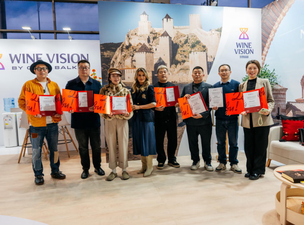 Turistička organizacija Srbije dodelila zahvalnice vodećim kineskim distributerima vina