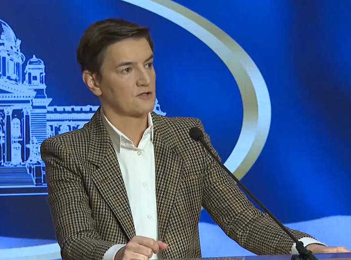 Brnabić: JTOK se bavi politikom, Vučić ima pravo na mišljenje, to nije pritisak