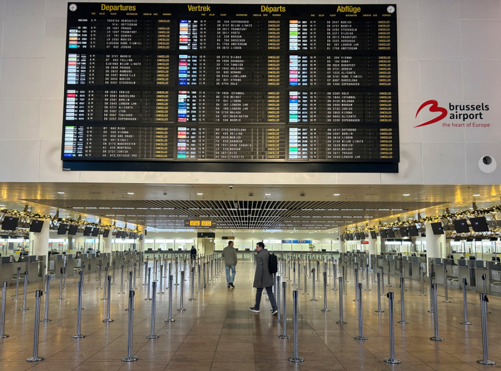 Treći dan štrajka u Belgiji: Letovi otkazani, javni prevoz i škole paralisani