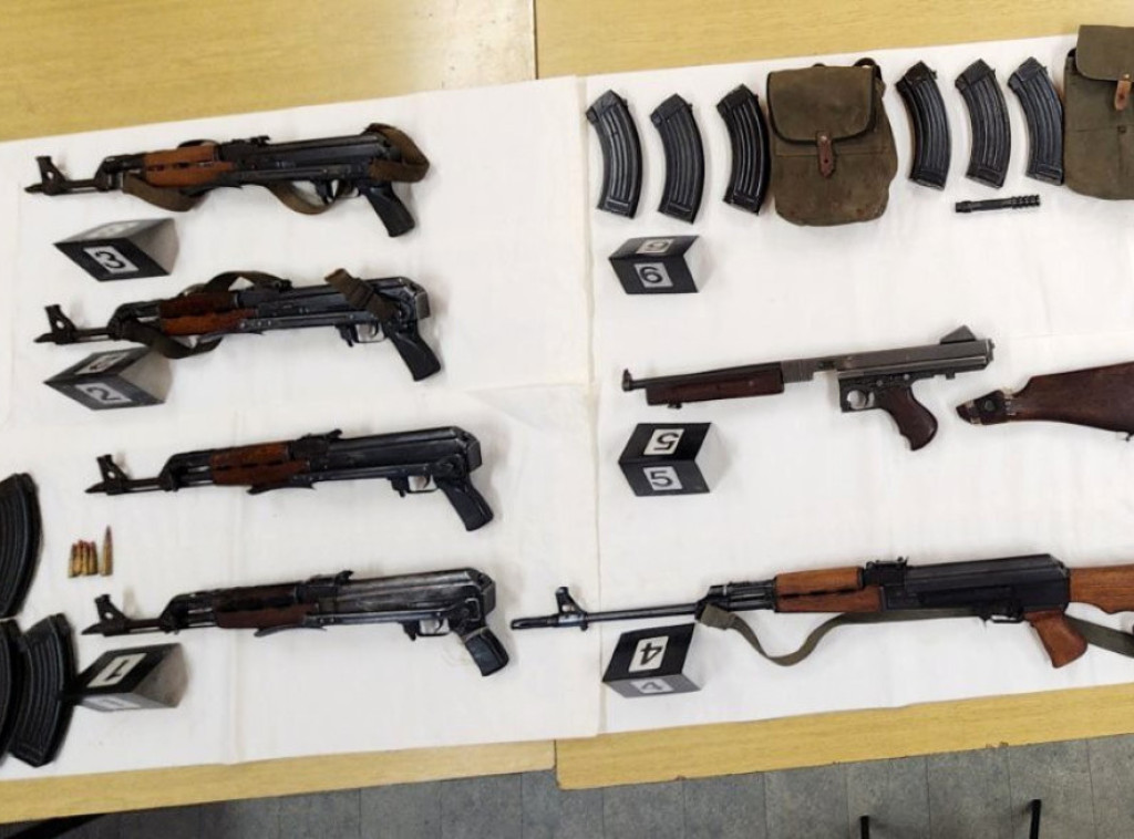 Pančevačka policija zaplenila sedam pušaka i pištolj