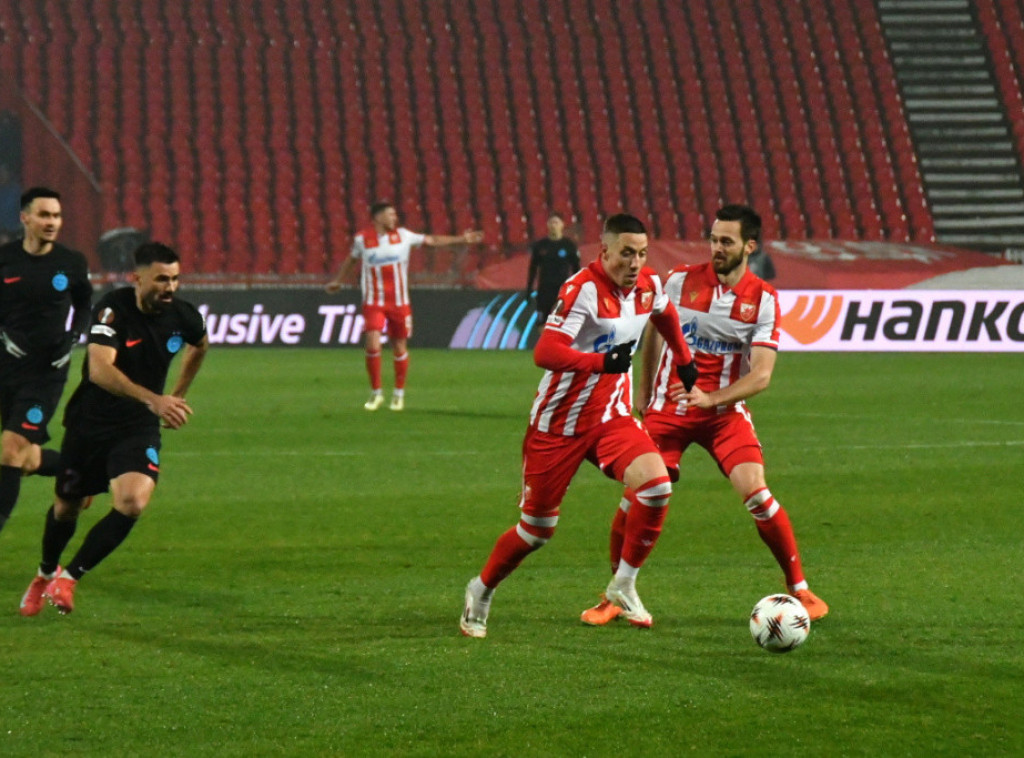 Fudbaleri Crvene zvezde sa igračem manje pobedili FCSB u Ligi Evrope