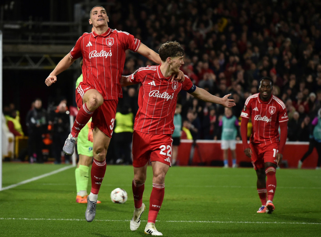 Nikola Milenković strelac u pobedi Notingem Foresta protiv Malmea u Ligi Evrope