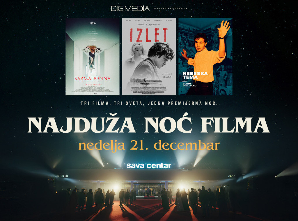 Film "Izlet" Nenada Pavlovića premijerno u okviru maratona 21. decembra u Sava centru