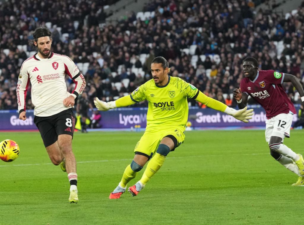 Fudbaleri Liverpula pobedili Vest Hem, Brajton savladao Notingem Forest