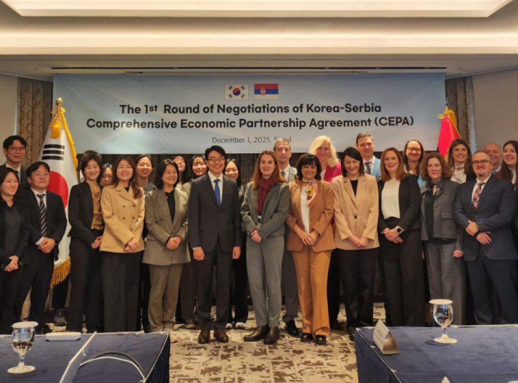 Otvorena prva runda pregovora o zaključivanju sporazuma o partnerstvu Srbije i Južne Koreje