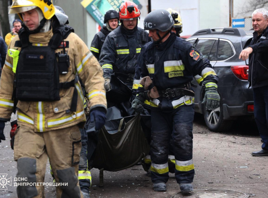Tri osobe poginule u ruskom napadu na Dnjepropetrovsk