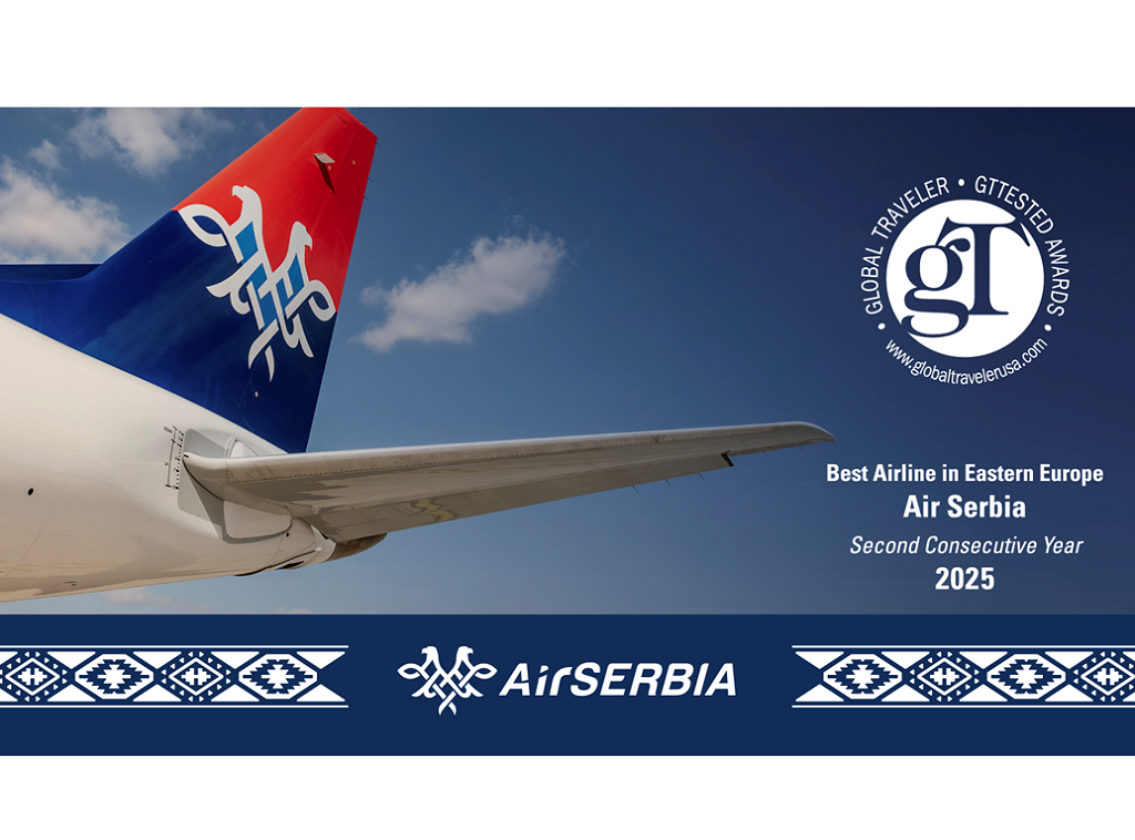 Air Serbia again named eastern Europe's best airline