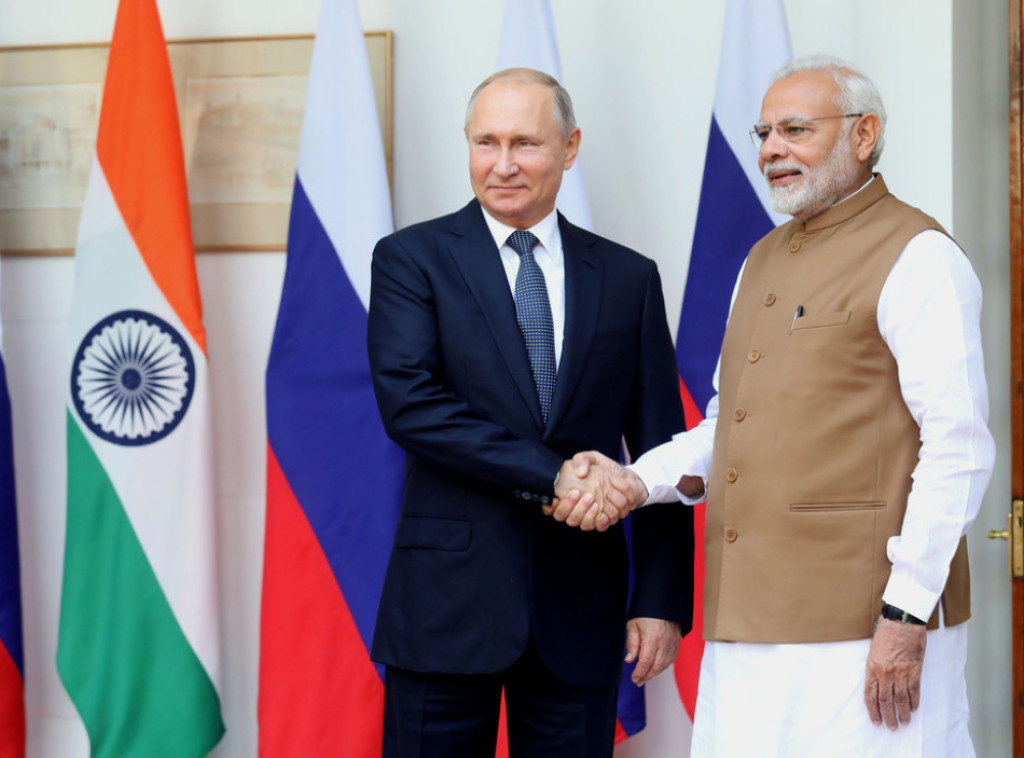 Dmitrij Peskov: Putin i Modi će razgovarati o isporuci odbrambenih sistema S-400 i Su-57