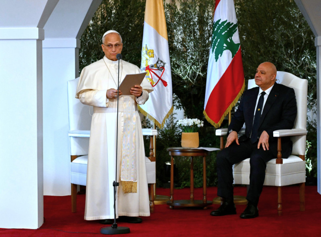 Papa Lav XIV uputio apel o prekidu neprijateljstava pre nego što je otišao iz Libana