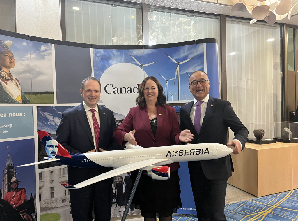 Mišel Kameron: Let Beograd-Toronto najmoćnij i najopipljivi način za zajednički prosperitet