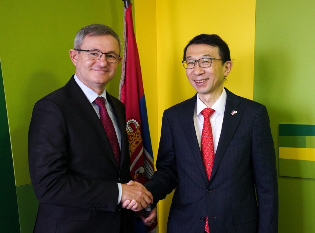 Ministar Glamočić sa ambasadorom Japana o podsticanju investicija u srpskoj poljoprivredi