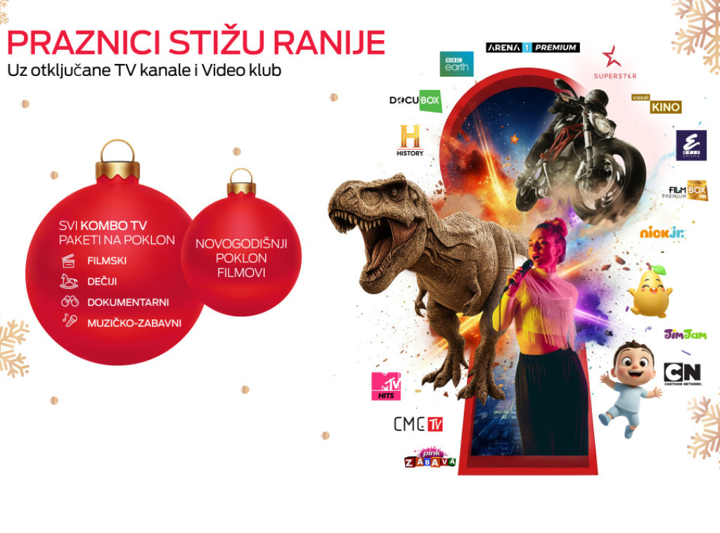 Telekom Srbija otključava kanale tokom novogodišnjih praznika