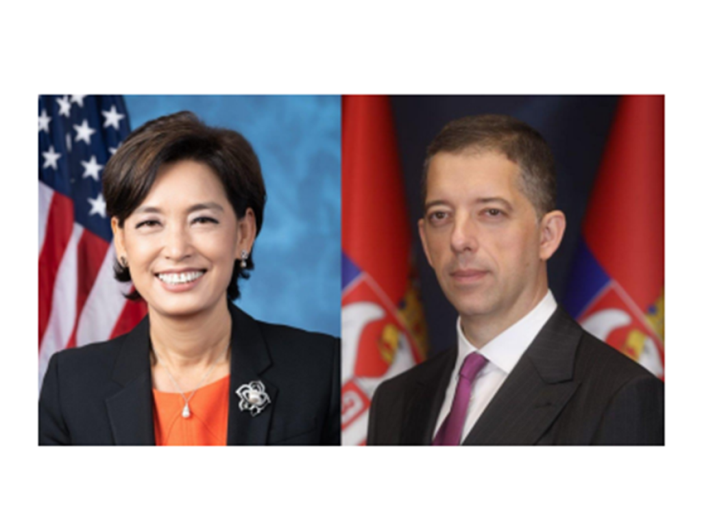 Ministar Đurić razgovarao sa kongresmenkom Jang Kim