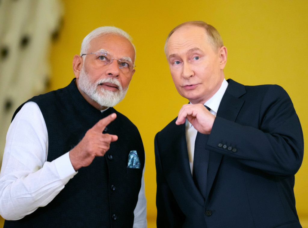 Kremlj saopštio da Putin odlazi u dvodnevnu državnu posetu Indiji