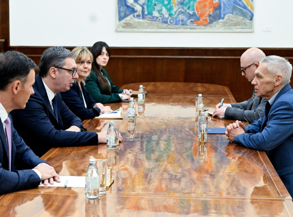 Vucic, Botsan-Kharchenko discuss gas supplies, strengthening Serbia's energy system