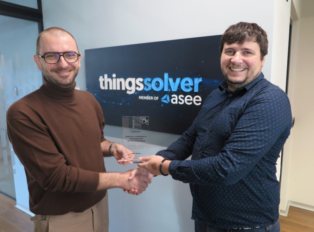 Things Solver osvojio prestižnu nagradu, prepoznat kao lider AI inovacija u regionu