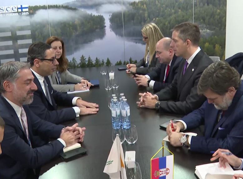 Ministar Đurić u Beču razgovarao sa kiparskim kolegom Kombosom o višedecenijskom prijateljstvu