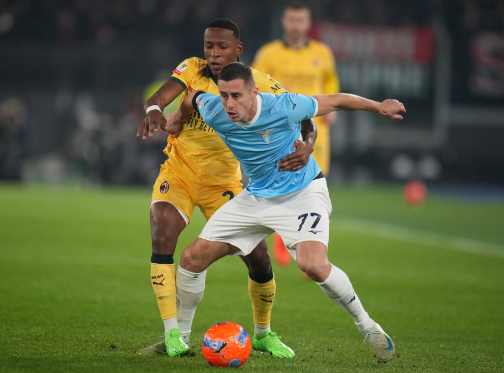 Fudbaleri Lacija bolji od Milana za plasman u četvrtfinale Kupa Italije