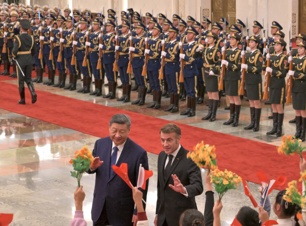 Makron u poseti Kini, dve zemlje izdale zajedničku izjavu o globalnim pitanjima