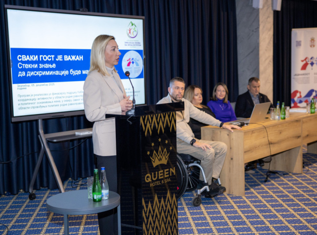 Tatjana Macura: Cilj obuke "Pristupačan Zlatibor - turizam za sve" da usluge budu svima dostupne