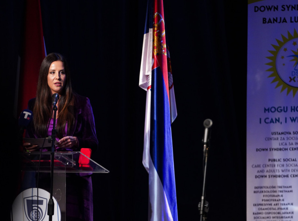 Tamara Vučić govorila na obeležavanju godišnjice Centra za Daunov sindrom u Banjaluci