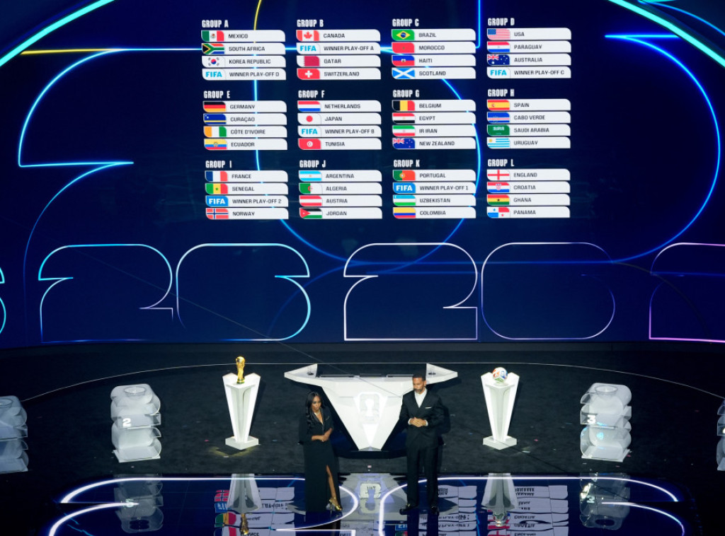 Održan žreb za Mundijal: Fudbaleri Engleske igraće na Svetskom prvenstvu  u grupi L protiv Hrvatske, Paname i Gane