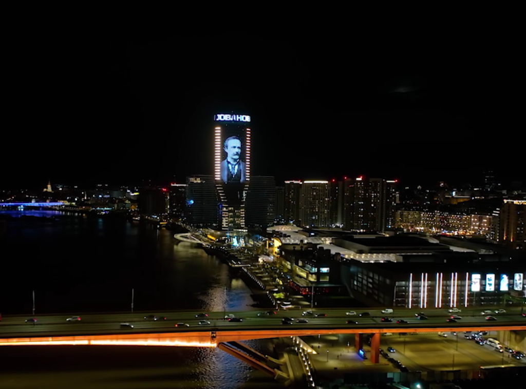 Na Kuli Beograd svetlosna projekcija u čast rođenja pesnika Jovana Jovanovića Zmaja