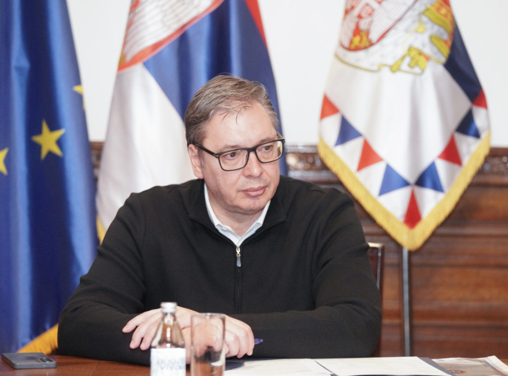 Vucic arrives in Brussels, to attend working dinner with von der Leyen, Costa