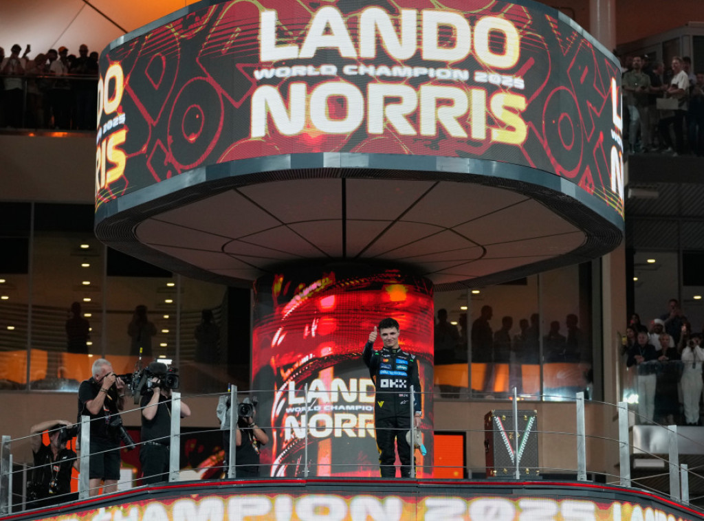 Vozač Meklarena Lando Noris osvojio titulu prvaka sveta u šampionatu Formule 1