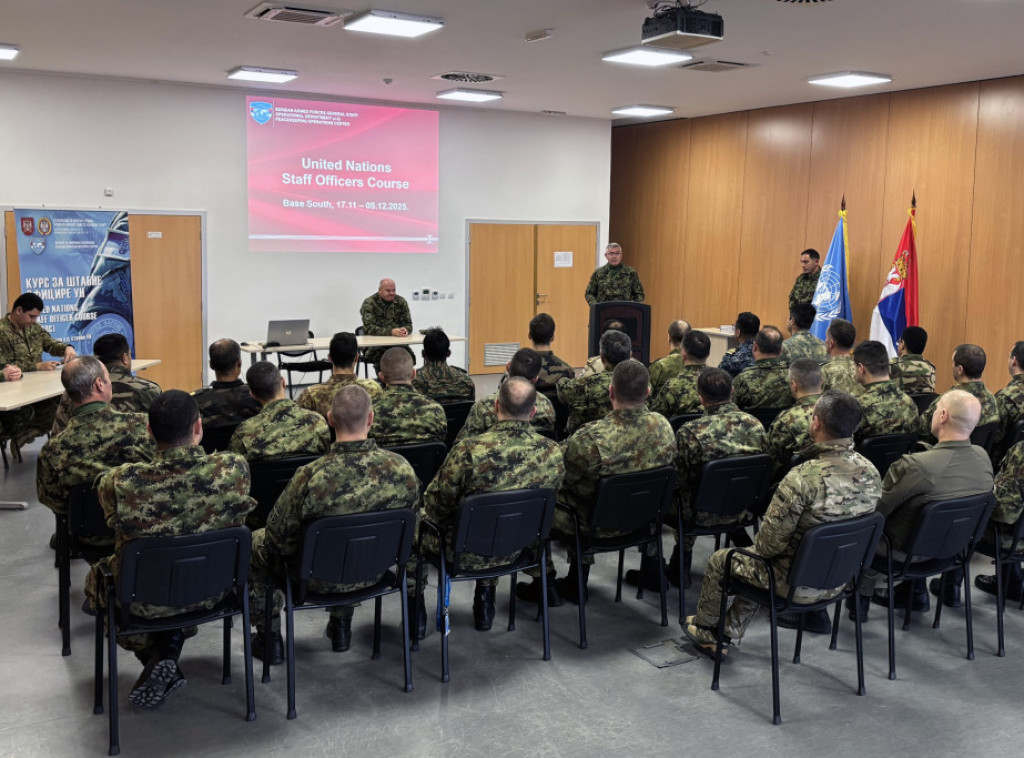 U bazi "Jug" kod Bujanovca realizovan međunarodni kurs za štabne oficire UN