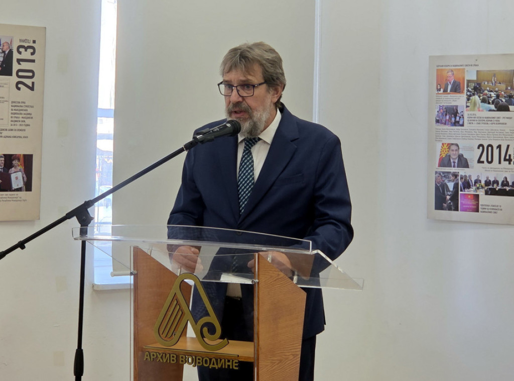 Tomislav Žigmanov na proslavi 21 godine Nacionalnog saveta makedonske nacionalne manjine