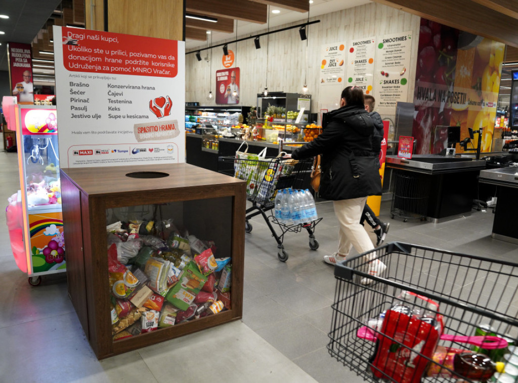 MAXI i banke hrane pozivaju i građane da podrže program "Hrana za sve" tokom praznika