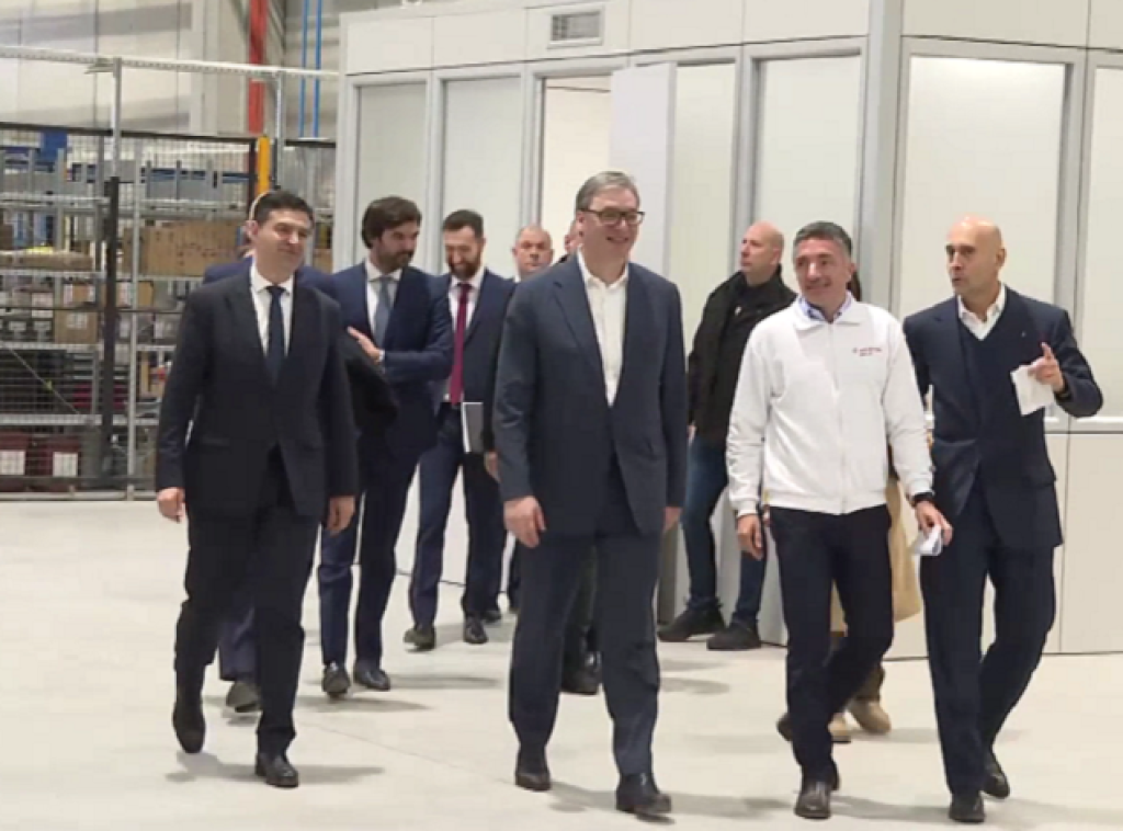 Vučić započeo posetu Nišu, prisustvuje otvaranju fabrike "Ariston"