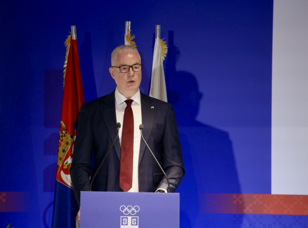 Dejan Tomašević ugostio predsednika Evropskih olimpijskih komiteta Spirosa Kapralosa