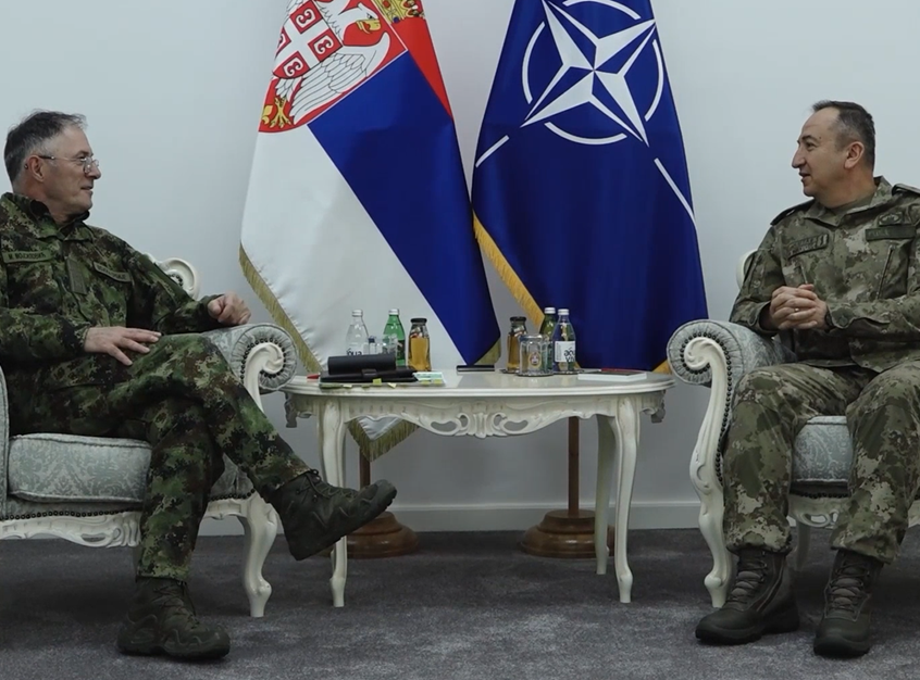 General Mojsilović sa komandantom KFOR-a razgovarao o stanju bezbednosti u AP Kosovo i Metohija