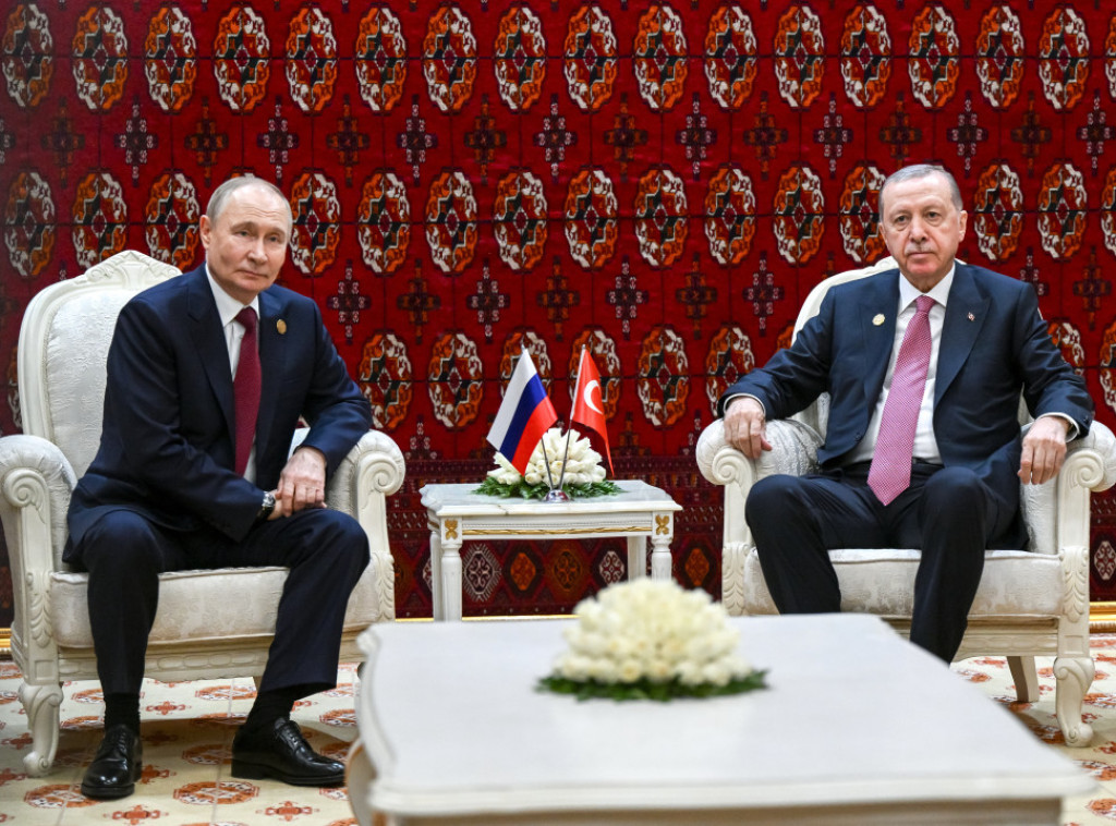Vladimir Putin i Redžep Tajip Erdogan: Zaplena ruske imovine ugrožava međunarodni finansijski sistem