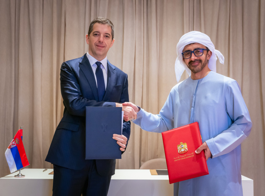 Marko Đurić razgovarao sa Al Nahjanom o jačanju strateškog partnerstva Srbije i Ujedinjenih Arapskih Emirata