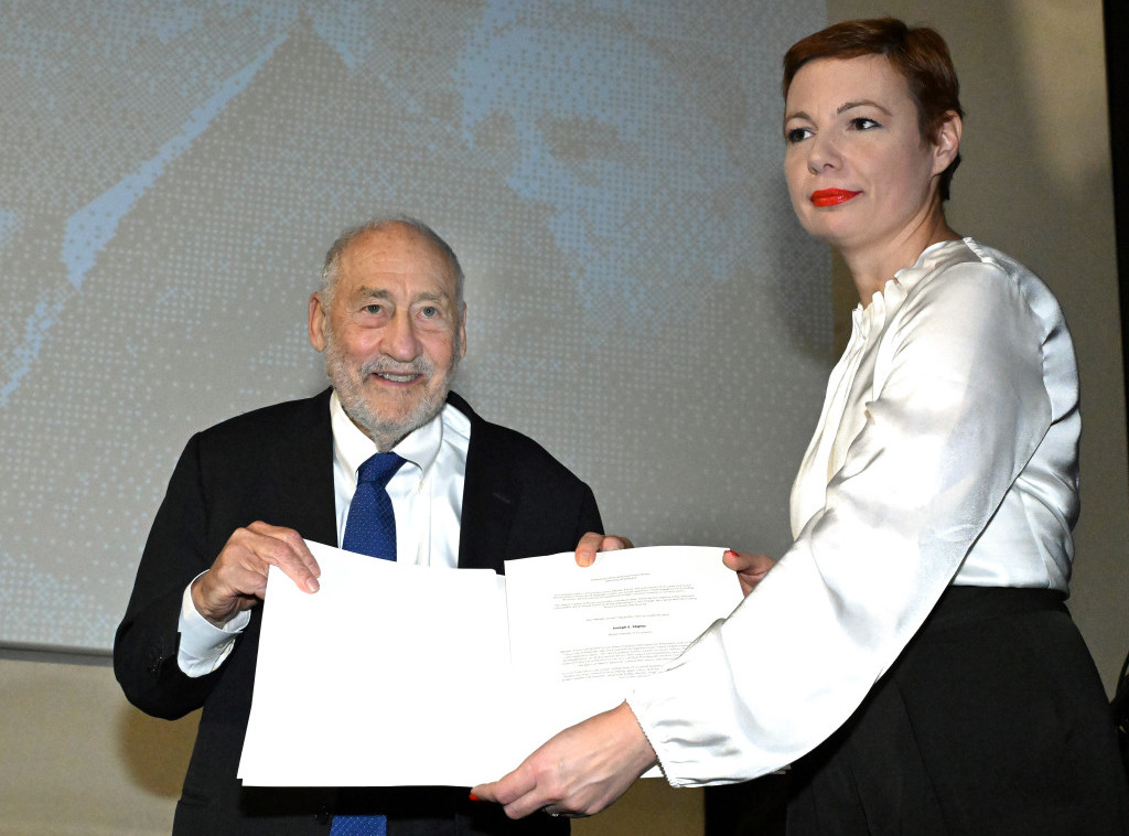 Džozefu Stiglicu uručena nagrada "Miladin Životić"