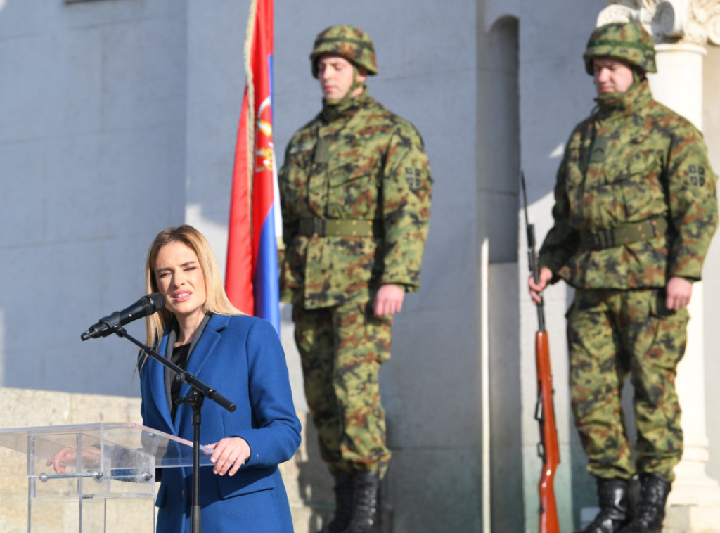 U Lazarevcu obeležena 111. godišnjica Kolubarske bitke, Milica Đurđević Stamenkovski položila venac