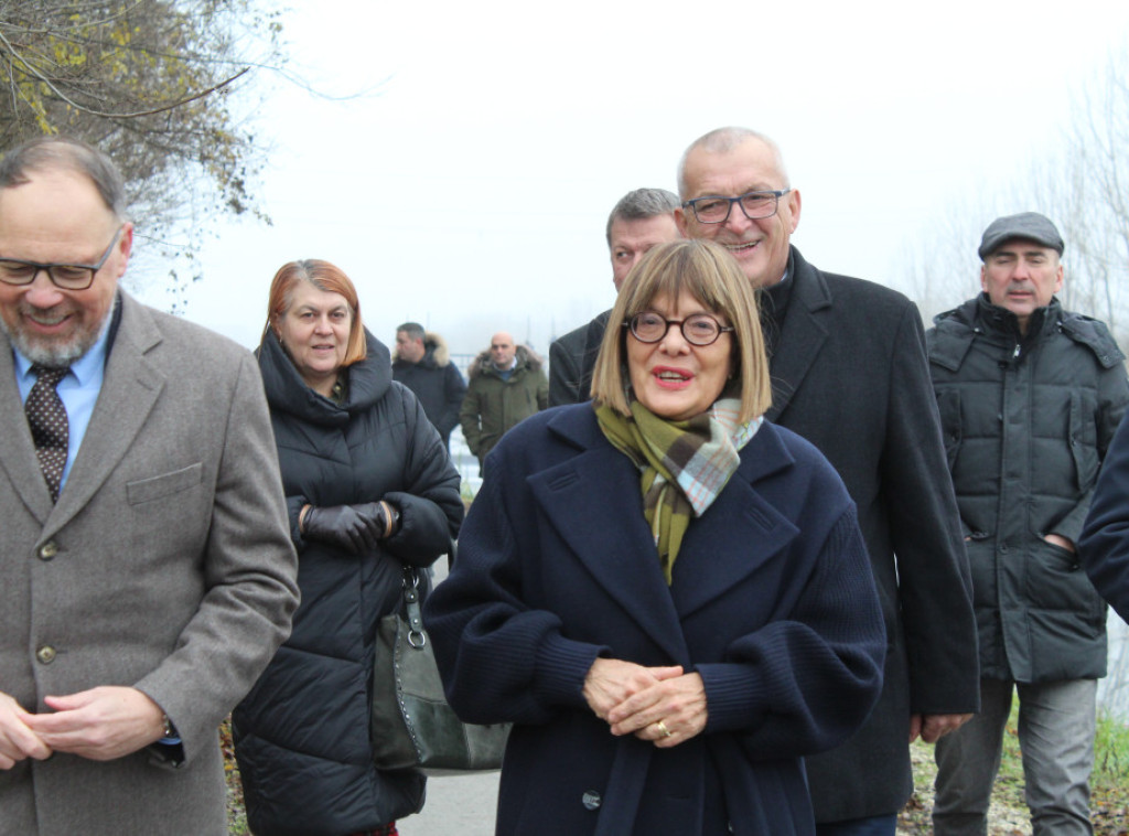 Maja Gojković: 11,5 miliona dinara za dalje radove na stazi u Kuli