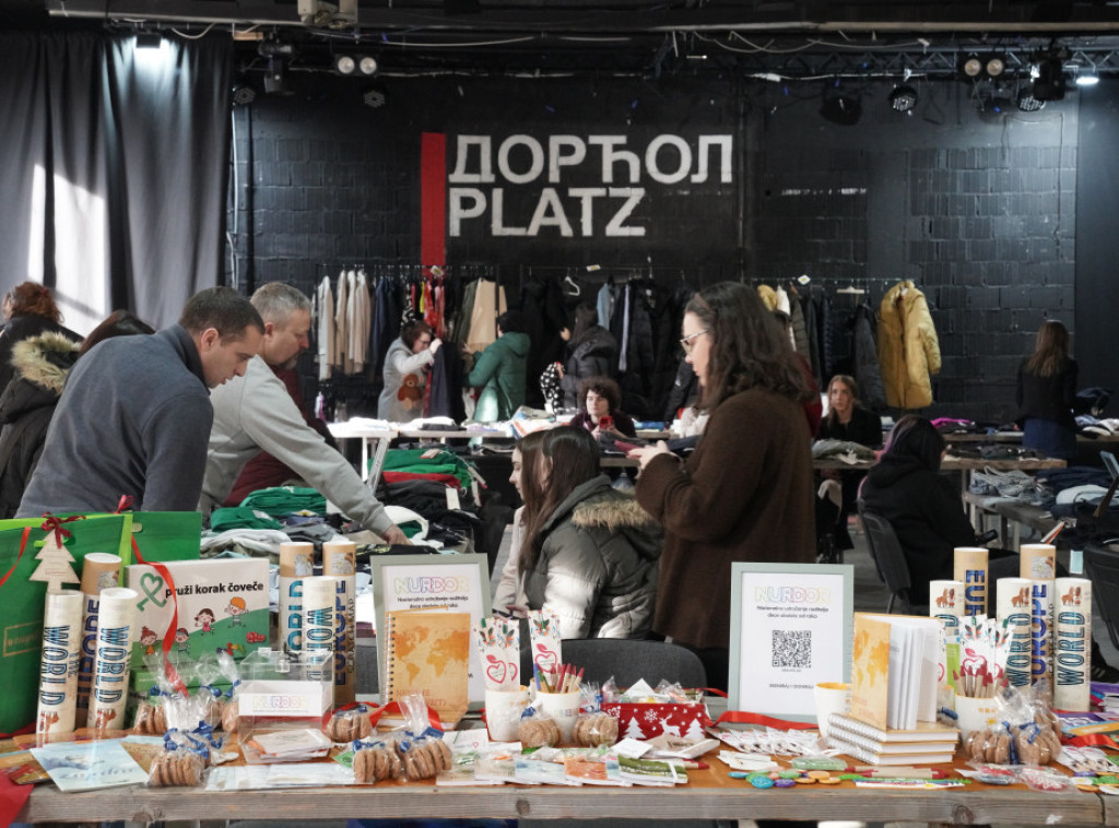 NURDOR organizovao novogodišnji bazar za podršku deci oboleloj od raka