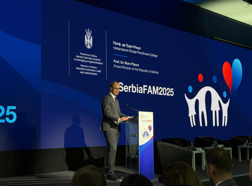 Premijer Macut otvorio treću konferenciju "Srbija - naša porodica", demografija najvažnije pitanje