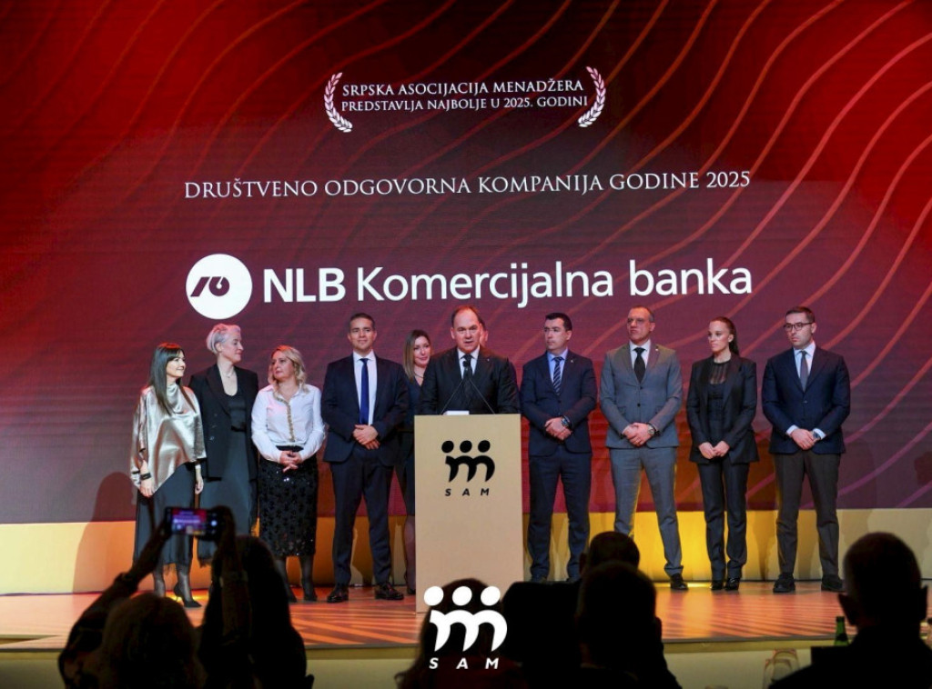 Srpska asocijacija menadžera: NLB Komercijalna banka društveno odgovorna kompanija godine